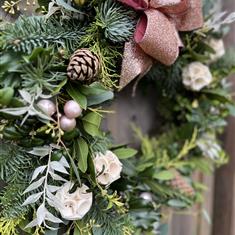 Lady Christmas Wreath